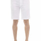 Baldinini Trend White Cotton Men Bermuda Short