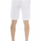 Baldinini Trend White Cotton Men Bermuda Short