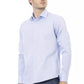 Baldinini Trend Light Blue Cotton Men Shirt