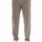 Baldinini Trend Beige Cotton Men Chino Trouser