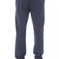 Baldinini Trend Blue Cotton Men Chino Trouser