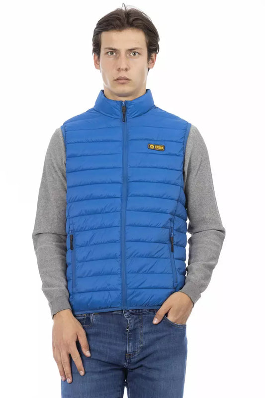 Ciesse Outdoor Blue Polyester Men Sleeveless Jacket