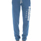 Baldinini Trend Blue Cotton Men Pants