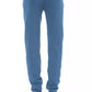Baldinini Trend Blue Cotton Men Pants