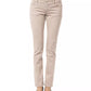 BYBLOS Beige Cotton Women Pant