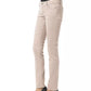 BYBLOS Beige Cotton Women Pant