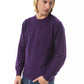 Uominitaliani Purple Wool Men Sweater