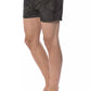 Roberto Cavalli Sport Army Polyester Men Swim Trunk