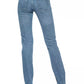 Ungaro Fever Light Blue Cotton Women Jeans