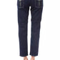Ungaro Fever Blue Cotton Women Capri Jeans