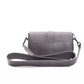 Pompei Donatella Gray Leather Women Crossbody Bag