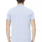 Baldinini Trend Light Blue Cotton Men Polo