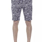 PT Torino Blue Cotton Men's Bermuda Short