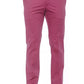 PT Torino Fuchsia Cotton Men Trouser