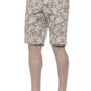 PT Torino Beige Cotton Mens Bermuda Short