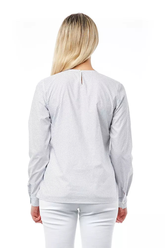 Bagutta White Cotton Women Blouse