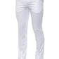 PT Torino White Cotton Men Trouser