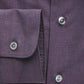 Robert Friedman Burgundy Cotton Men Shirt