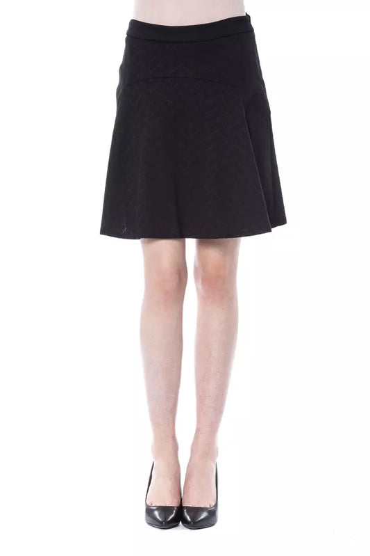 BYBLOS Black Polyester Women Skirt