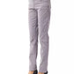 BYBLOS Gray Cotton Women Pant