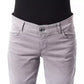 BYBLOS Gray Cotton Women Pant