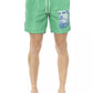 Bikkembergs Green Polyester Men Swim Short