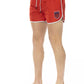 Bikkembergs Red Polyester Men Swim Short