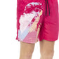 Bikkembergs Fuchsia Polyester Men Swim Short