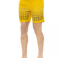 Bikkembergs Yellow Polyester Men Swim Short