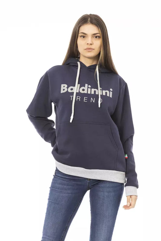 Baldinini Trend Blue Cotton Women Sweater