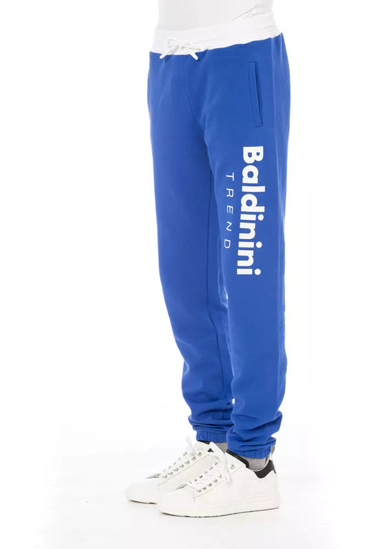 Baldinini Trend Blue Cotton Men's Pant