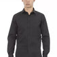 Baldinini Trend Gray Cotton Men Shirt