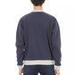 Baldinini Trend Blue Cotton Men Sweater