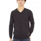 Baldinini Trend Gray Fabric Men Sweater