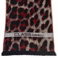 Cavalli Class Burgundy Wool Men Scarf