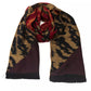 Cavalli Class Brown Wool Men Scarf