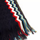 Missoni Black Wool Unisex Scarf