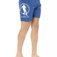 Bikkembergs Blue Polyester Men Swim Short