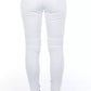Frankie Morello White Cotton Pant