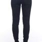 Frankie Morello Black Cotton Women Jeans