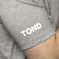 Tond Gray Cotton Men T-Shirt