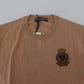 Dolce & Gabbana Beige Cashmere Crown Logo Pullover Sweater