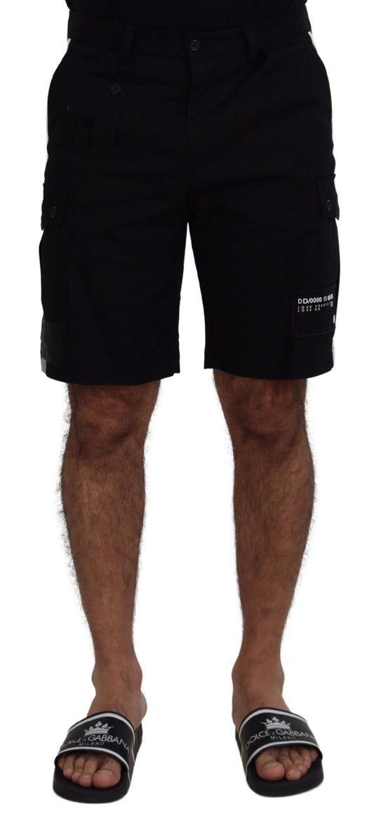 Dolce & Gabbana Elegant MainLine Black Shorts