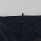 Dolce & Gabbana Elegant Blue Cotton Blend Shorts