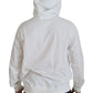 Dolce & Gabbana White Cotton Hooded Sweatshirt Sweater