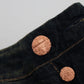 Acht Elegant Blue Washed Denim Pants - Authentic Craftsmanship