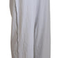 John Galliano Elegant Wide Leg Cotton Pants