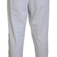 John Galliano Elegant Wide Leg Cotton Pants