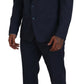 Dolce & Gabbana Elegant Blue Martini Men's Slim Fit Suit