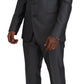 Dolce & Gabbana Elegant Gray Silver Sicilia Suit Ensemble